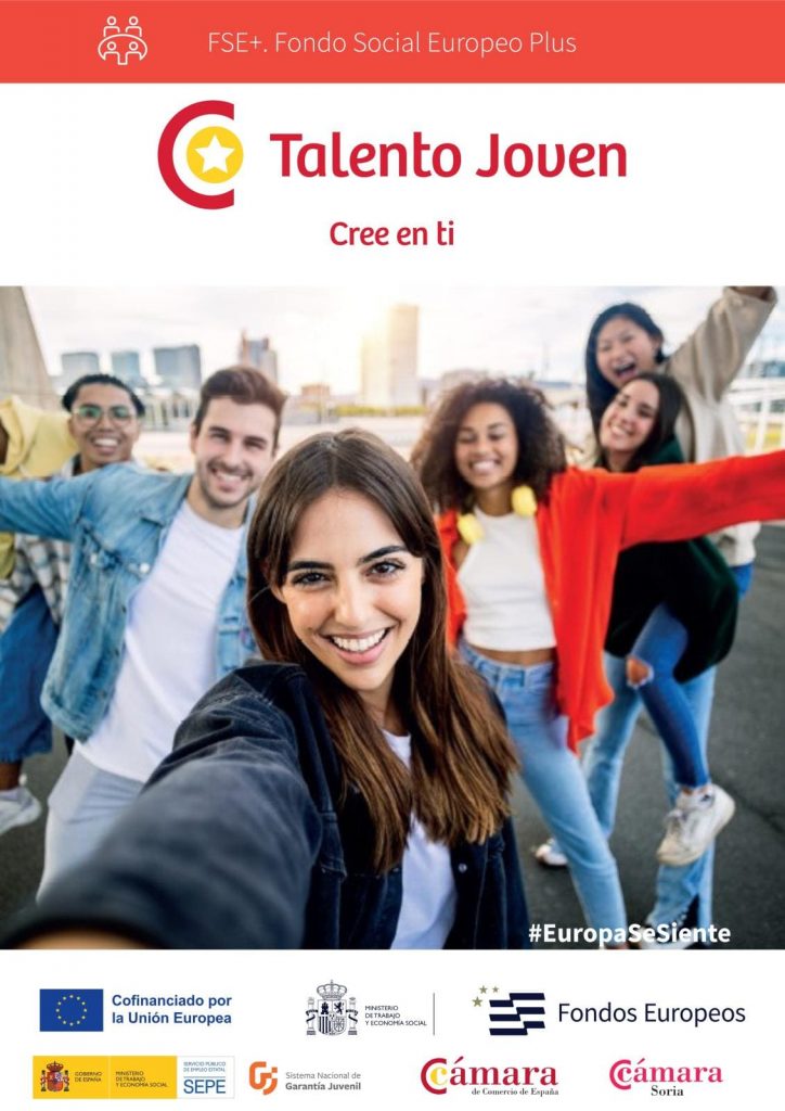 Poster A· talento Joven Cámara de comercio Soria